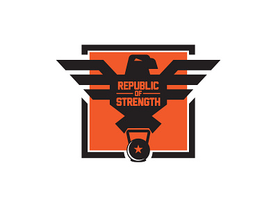 Rs3 california eagle gym kettlebell orange patriot republic star strength type