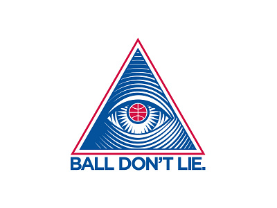 Ball Don't Lie basketball blue detroit michigan pistons print rasheed red shirt wallace