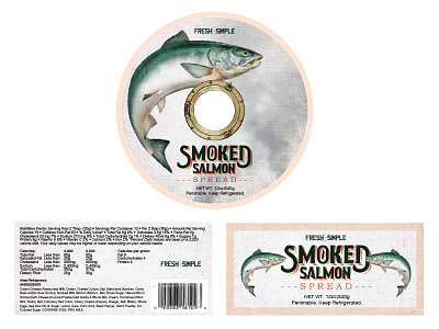 Smoked Salmon fish food fresh nc packaging product retail salmon simple type