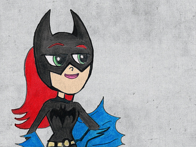 Batgirl batgirl batman blue comics dc gotham grey illustration sketch