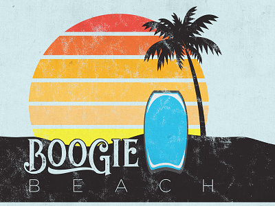 Boogie Beach Flag