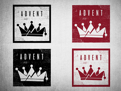 unused Advent advent advent calendar black chapel hill christmas crown durham logo nc north carolina raleigh red square triangle