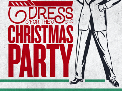 XmasParty ad advertising christmas dress green reduce suit type xmas