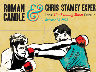 Boxing - Roman Candle ampersand boxing charlotte music nc north carolina poster print roman candle san serif sport