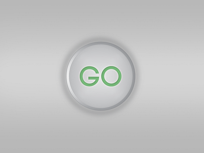 The Go Button button glow go gradient green interface mesh shadow ui ux