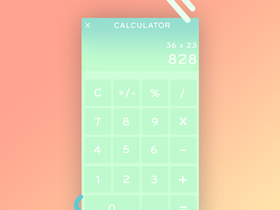 Calculator UI calculator interactive design ui