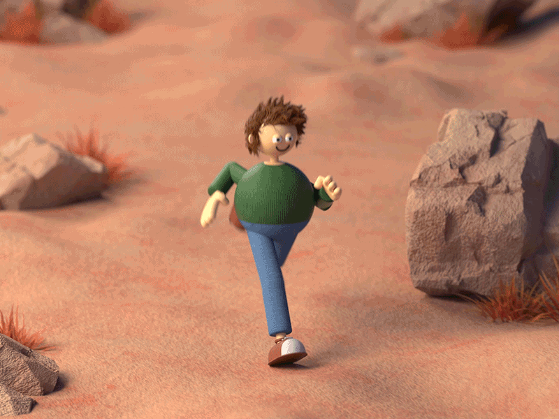 Jumping Jack after effects animated animation cinema4d gif