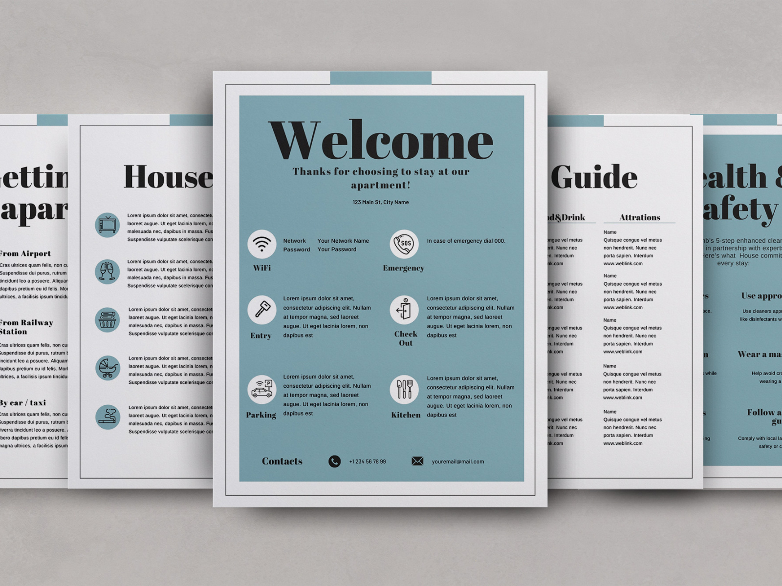 Airbnb Welcome Signs Canva Templates By Alexey Dubynin On Dribbble