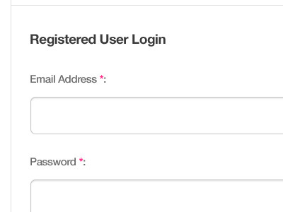 Mobile Checkout form ia ios login mobile ui