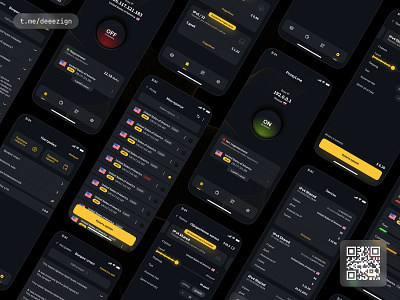 ProxyLine - Mobile Proxy app | UI&UX design