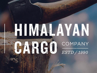 Himalayan Cargo Branding Guideline bold branding identity inspiration lettering logo logotype monogram tribal typography