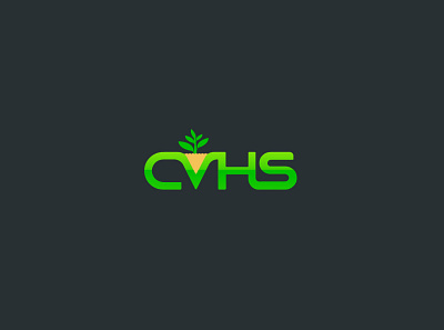 Logo Design with Letter CVHS abstract logo agricultural logo brand identity design branding branding design corporate identity design creative logo cvhs logo design environmental logo letter logo lettermark logo logo logo design monogram logo plant logo