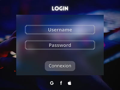 Smooth login page