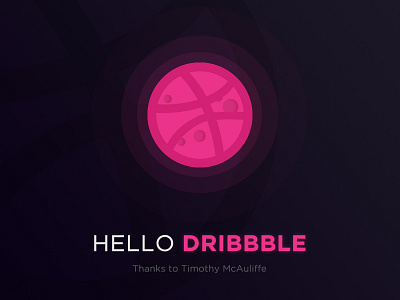 Hello Dribbble!