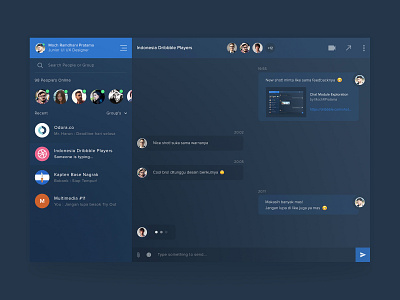 Chat Module Exploration by Moch Ramdhani Pratama on Dribbble