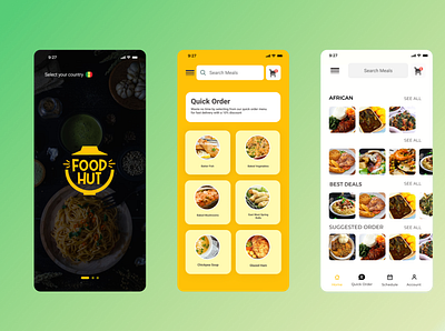 Food Delivery App design design food app food app interface mobile app uiux