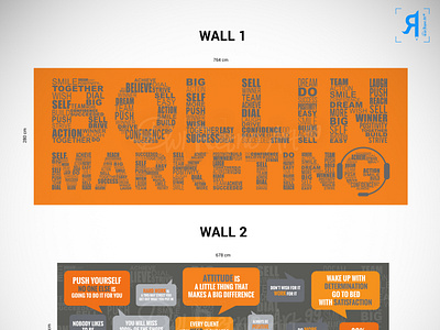 Bollin Marketing Office Wallpaper Art design