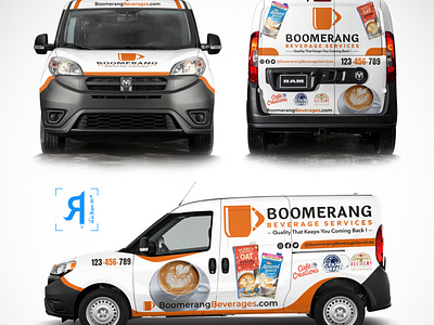 Boomerang Beverages van wrap design