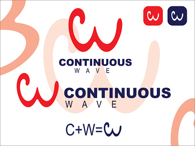 C And W Letter Combination mark Logo Design Concept 2022.