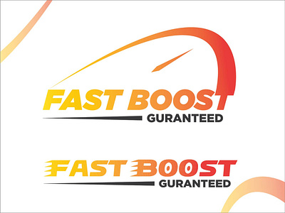 Fast Boost Guaranteed Creative Combination mark Logo design 2022