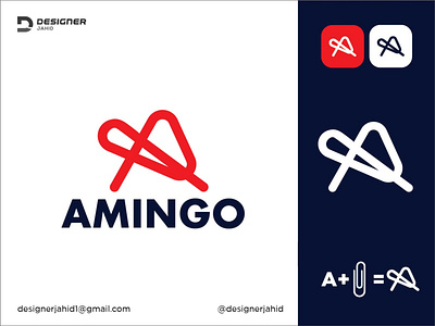 Letter A and Clip combination modern creative logo design 2022. a logo alphabet logo branding clip logo combination mark logo creative logo design graphic design letter logo logo minimal logo minimalist logo modern logo new logo red logo stylish logo trending logo 2022 trendy logo vector