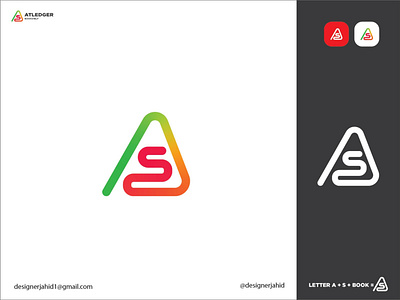 Letter A S and Book Combination Creative Logo Design | Bookshelf abstract logo bookshelf branding colorful logo combination mark logo creative logo design gradient logo graphic design illustration letter a s and bookshelf logo letter logo logo minimal logo minimalist logo modern logo monogram logo new logo stylish logo vector