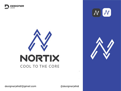N letter Modern Creative Monogram Logo Design 2022.