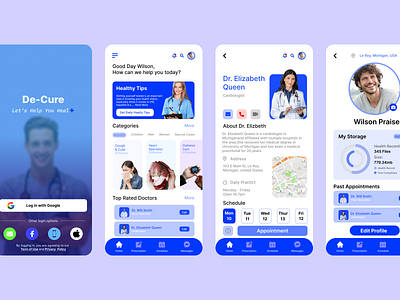 Medical app design figma graphic design medical design product design ui uitrends uiux ux