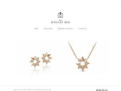 The Jewelry Box adaptive design jewelry thejewelrybox tjb ui uiux ux website