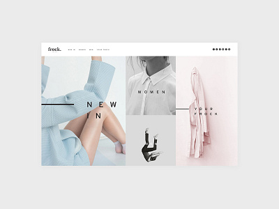 Frock Fashion adaptive fashion fashion app fashion brand ui ux website