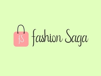 Fashion Saga brand branding logo ui vector