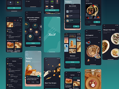 Recipes & Cooking - UI Mobile app