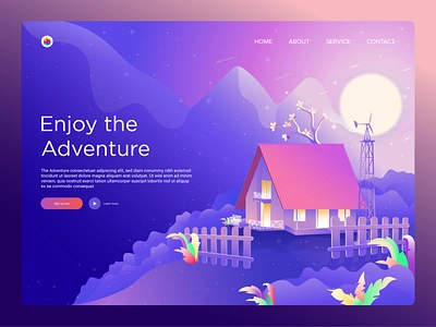 Enjoy The Adventure adventure art bangladesh branding degital art degital drawing explore illustration illustration art travel traveling ture ux vector world