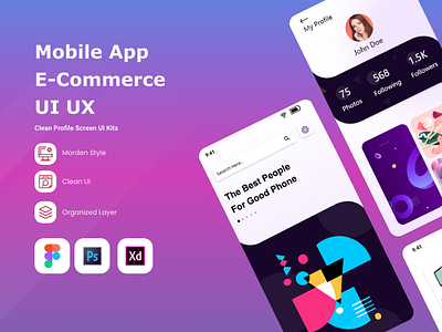 E-Commerce App UI app branding design graphic design illustration typography ui ux vector