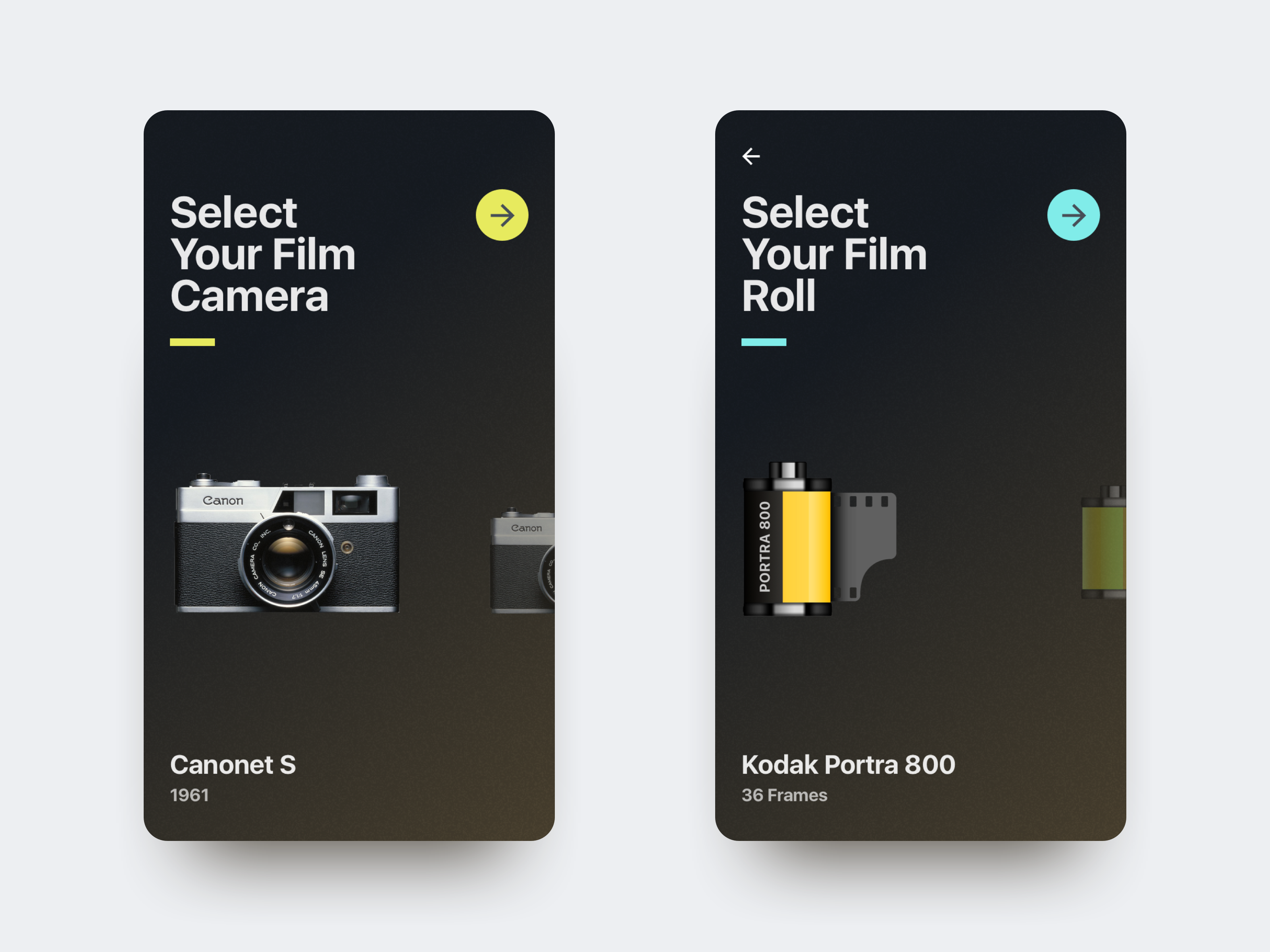 Film Camera App Concept by EJA on Dribbble