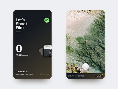 Film Camera App Concept // Part 2