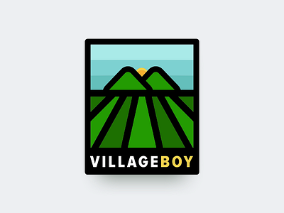 Village Boy Logo brand branding graphic design logo nature village