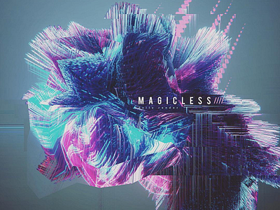 MLess c4d daily design glitch graphics octane poster render shape shots xparticles