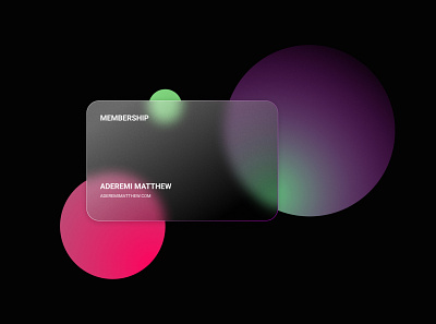Membership Card Design #FIGMA adobe xd branding card design cards design figma ui ui design ui designer uiux ux design