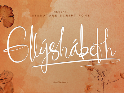 Ellyshabeth Signature Script Font