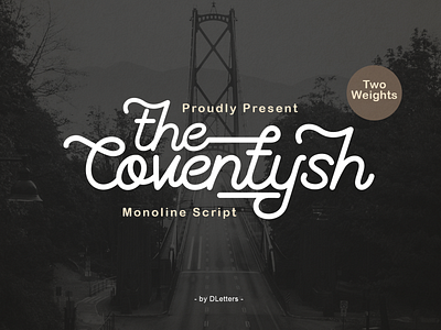 The Coventysh - Monoline Script Font branding calligraphy classic monoline classical monoline script font country crafting cursive font logo font product font quots free fonts hand lettering handwritten handwritten monoline logo type modern monoline monoline monoline branding monoline dafont monoline font