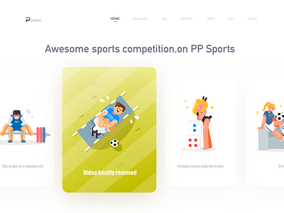 Illustration/error pages2 app characters color design illustration painting ppsports suning ui