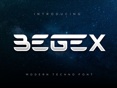Begex Techno Font
