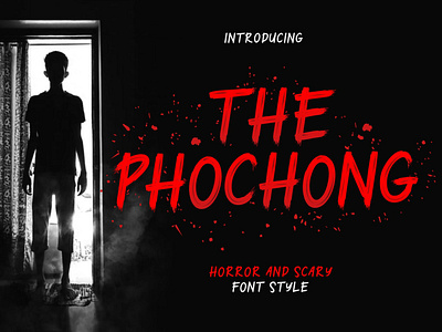 The Phochong Horror And Scary Font