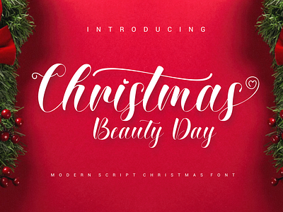 Christmas Beauty Day Script Font