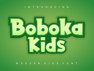 Boboka Kids Font