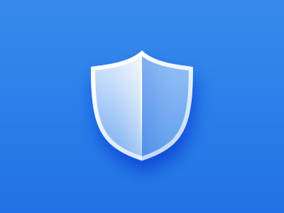 CM Security Icon anti virus blue icon protect security virus