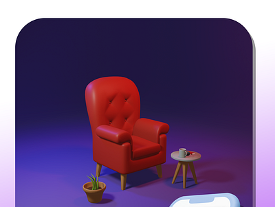 Chair 3d modeling