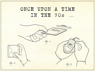 Once Upon a Time in the 90s — patent poster