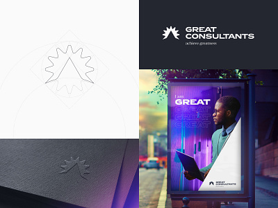 Great Consultants — branding branding consulting creative holistic identity illustrator logo logo design logo inspiration logotype minimal modern radiance vector visual identity